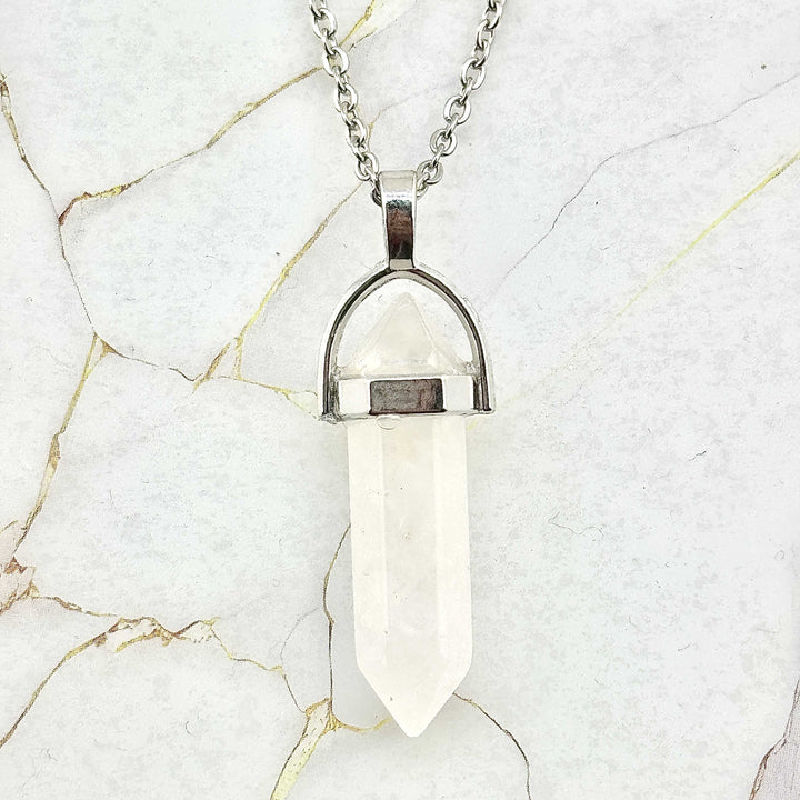 Collier "Colonne" en Pierres naturelles (23 variantes)