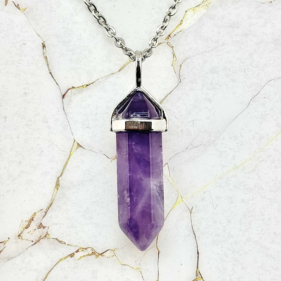 Collier "Colonne" en Pierres naturelles (23 variantes)