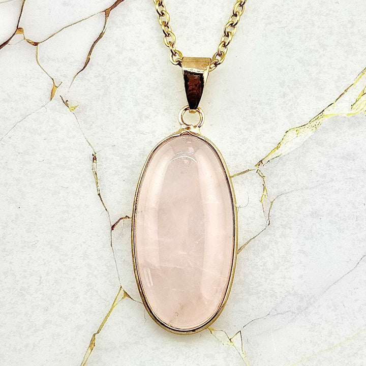 Collier "Ellipse" en Pierres naturelles (4 variantes)