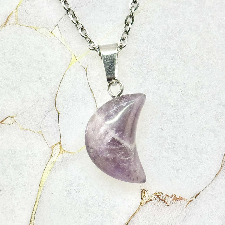 Collier "Lune" en Pierres naturelles (9 variantes)