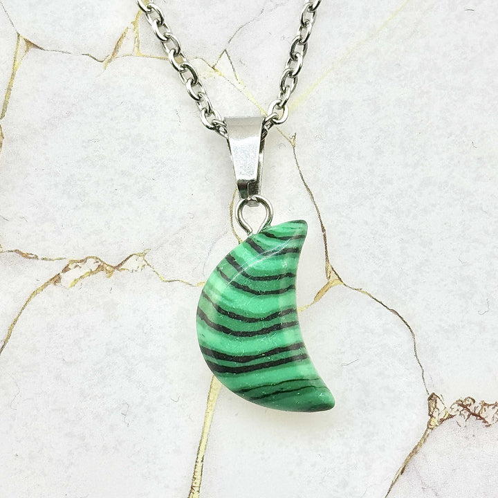 Collier "Lune" en Pierres naturelles (9 variantes)