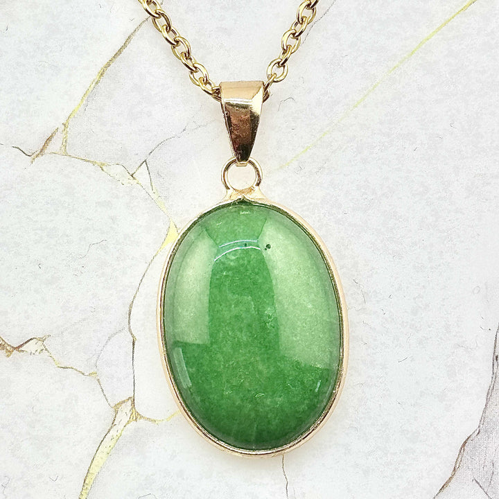 Collier "Ovale" en Pierres naturelles (3 variantes)