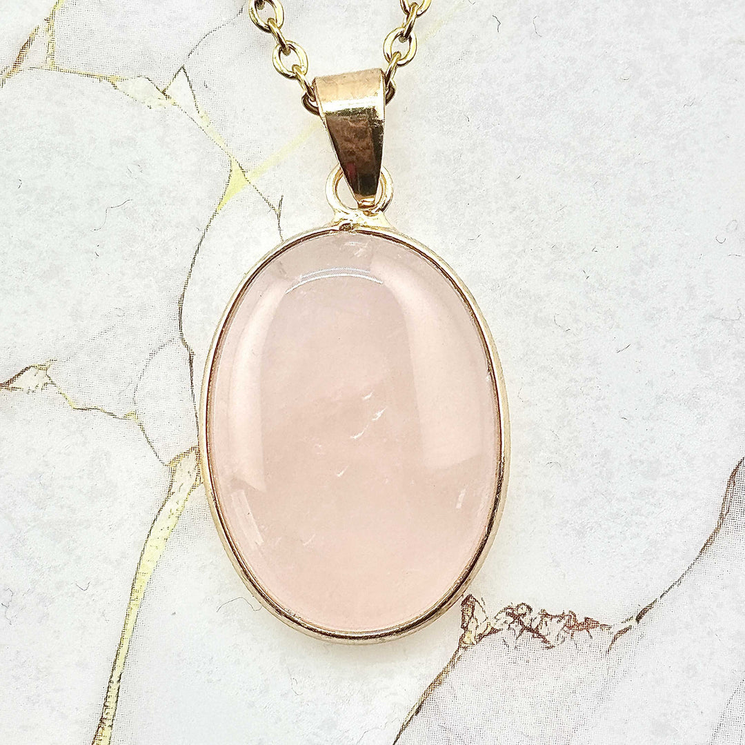 Collier "Ovale" en Pierres naturelles (3 variantes)