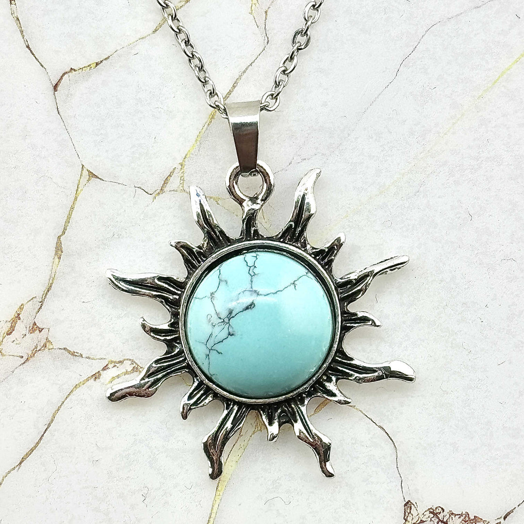 Collier "Soleil" en Pierres naturelles (16 variantes)