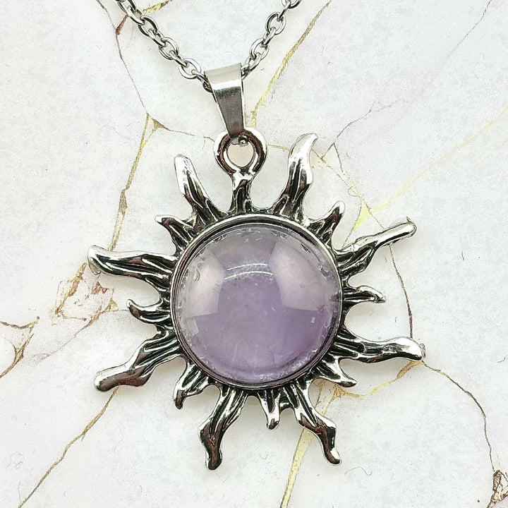 Collier "Soleil" en Pierres naturelles (16 variantes)