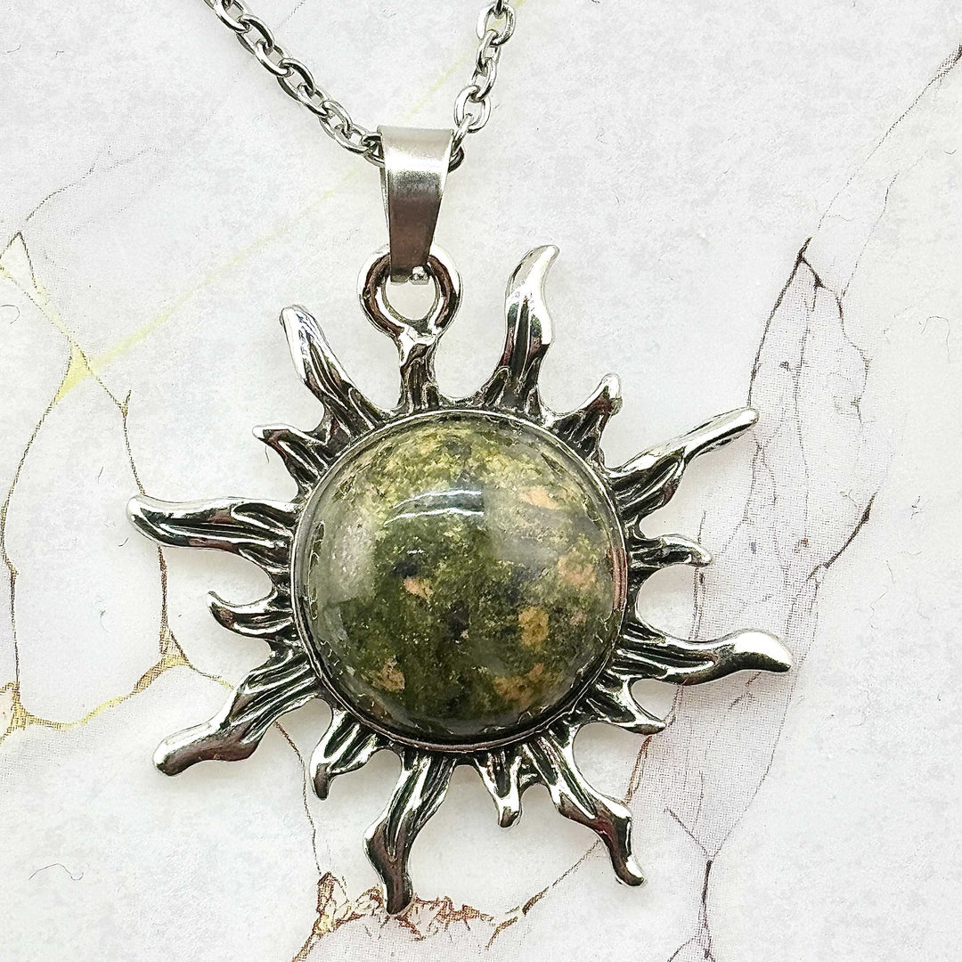 Collier "Soleil" en Pierres naturelles (16 variantes)