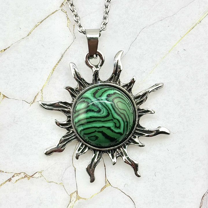 Collier "Soleil" en Pierres naturelles (16 variantes)