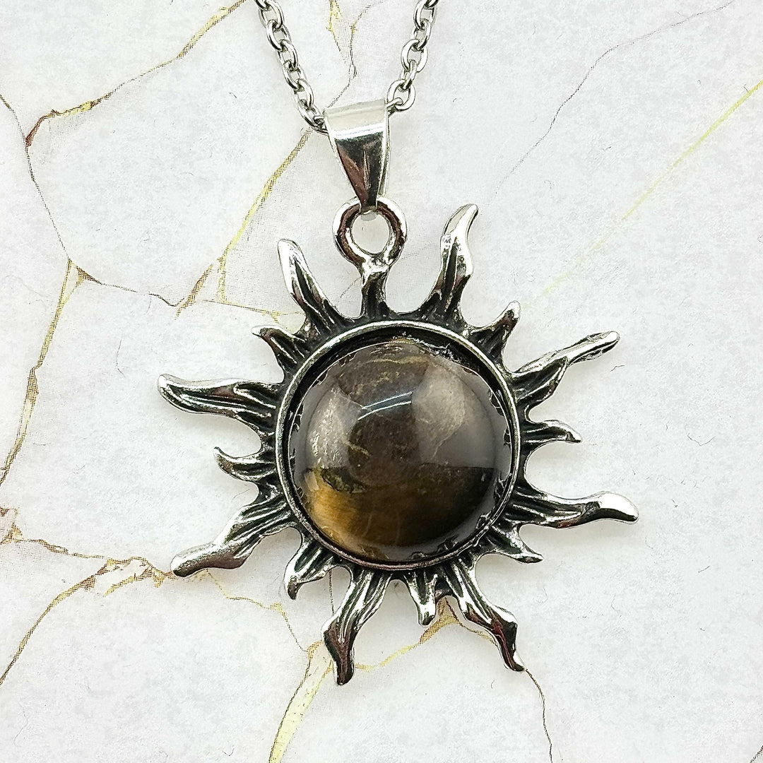 Collier "Soleil" en Pierres naturelles (16 variantes)
