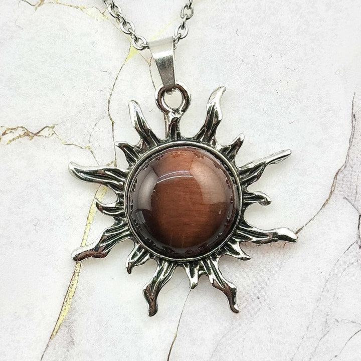 Collier "Soleil" en Pierres naturelles (16 variantes)