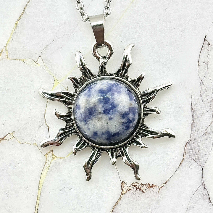 Collier "Soleil" en Pierres naturelles (16 variantes)